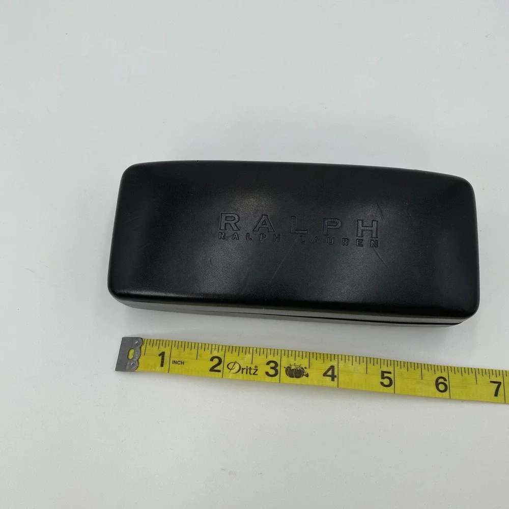 Ralph Lauren Black Hard Shell Eyeglass Case‎ with Cleaning Cloth